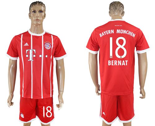 Bayern Munchen #18 Bernat Home Soccer Club Jersey